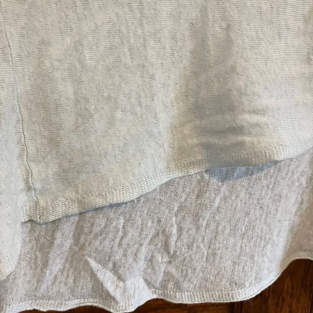 Eileen Fisher Light Blue Long Sleeve knit Top - Picture 4 of 12